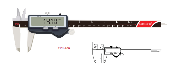 200 MM BLUETOOTHLU DİJİTAL KUMPAS (BÜYÜK EKRAN)