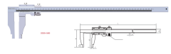 600 MM TEK ÇENE MEKANİK KUMPAS
