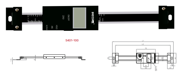 200 MM DİKEY DOĞRUSAL CETVEL DİJİTAL