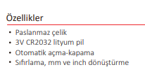 0-25 MM BORU MİKROMETRE DİJİTAL (D MODEL)