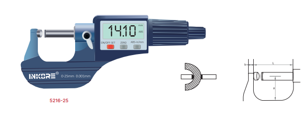 50-75 MM BORU MİKROMETRE DİJİTAL (D MODEL)