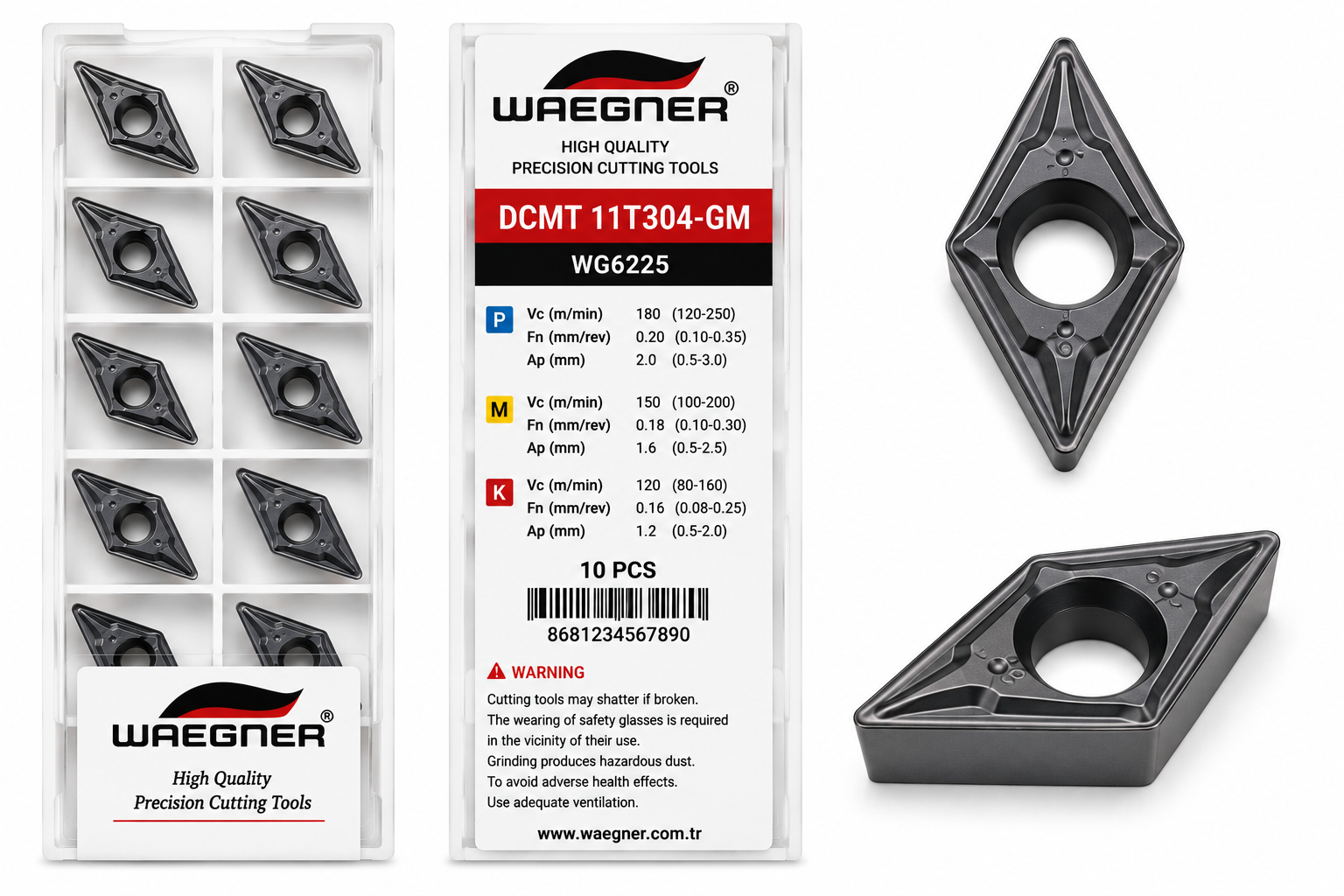 DCMT 11T304-GM